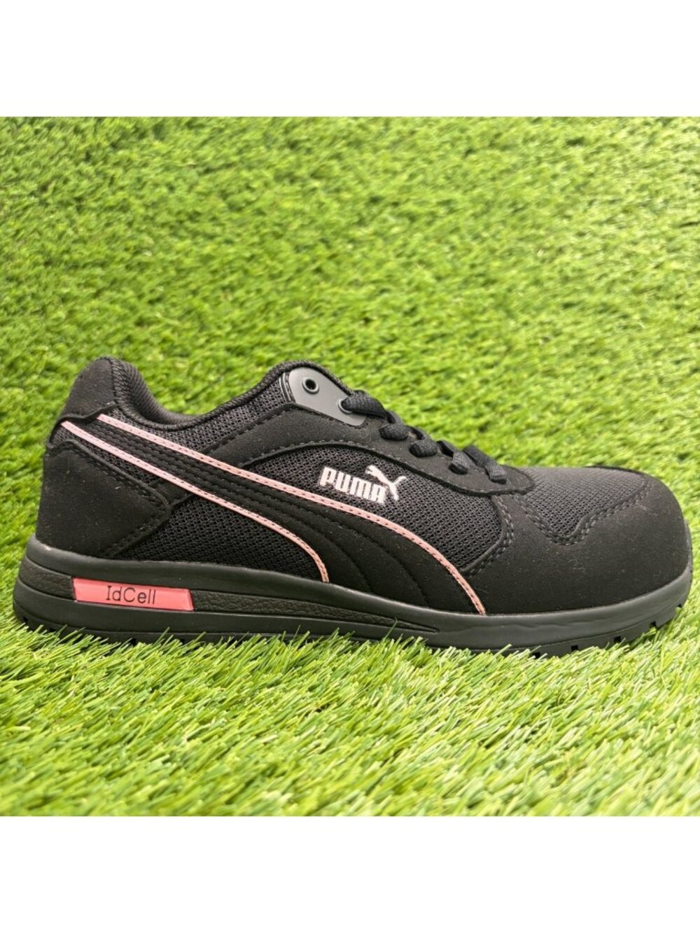 Puma Frontside Low EH Womens Size 8 Black Pink Composite Toe Safety Work Shoes